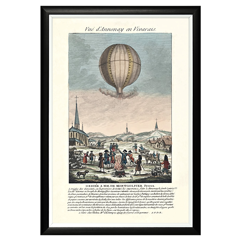 550016684_1818 Арт-постер «Аннонэ, 5 июня 1783 года» Object Desire 