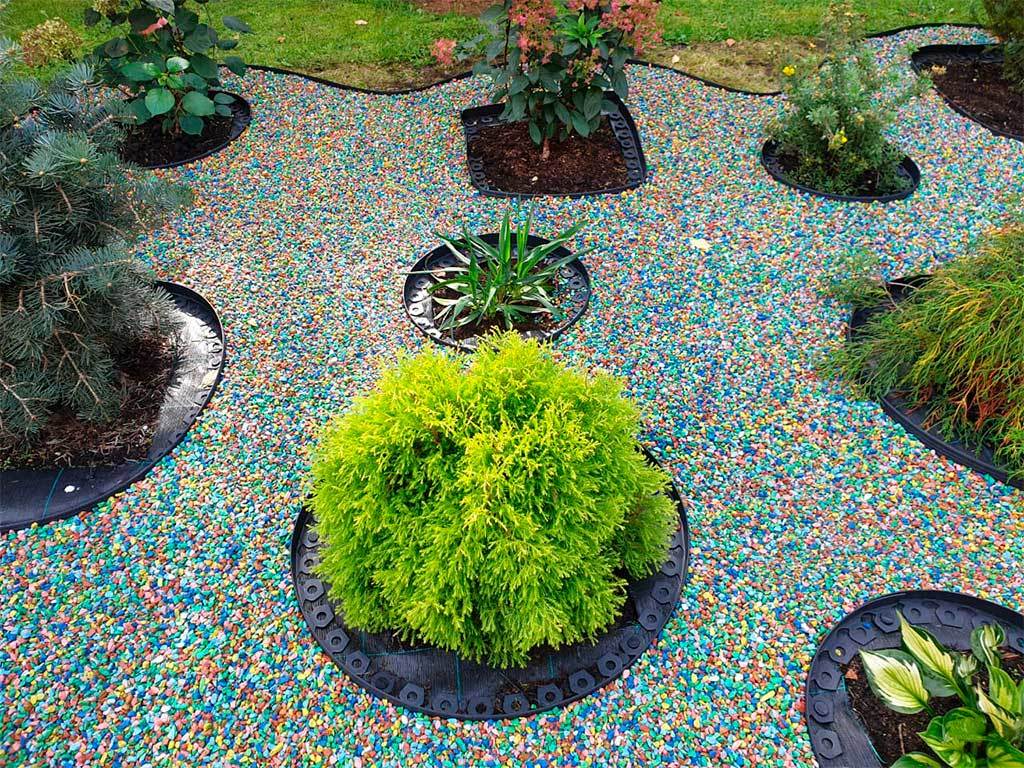 Садовый бордюр "Манго" ПП 55 мм, чёрный, 10 метров ГеоПластБорд GPBST-24 - Вид №7