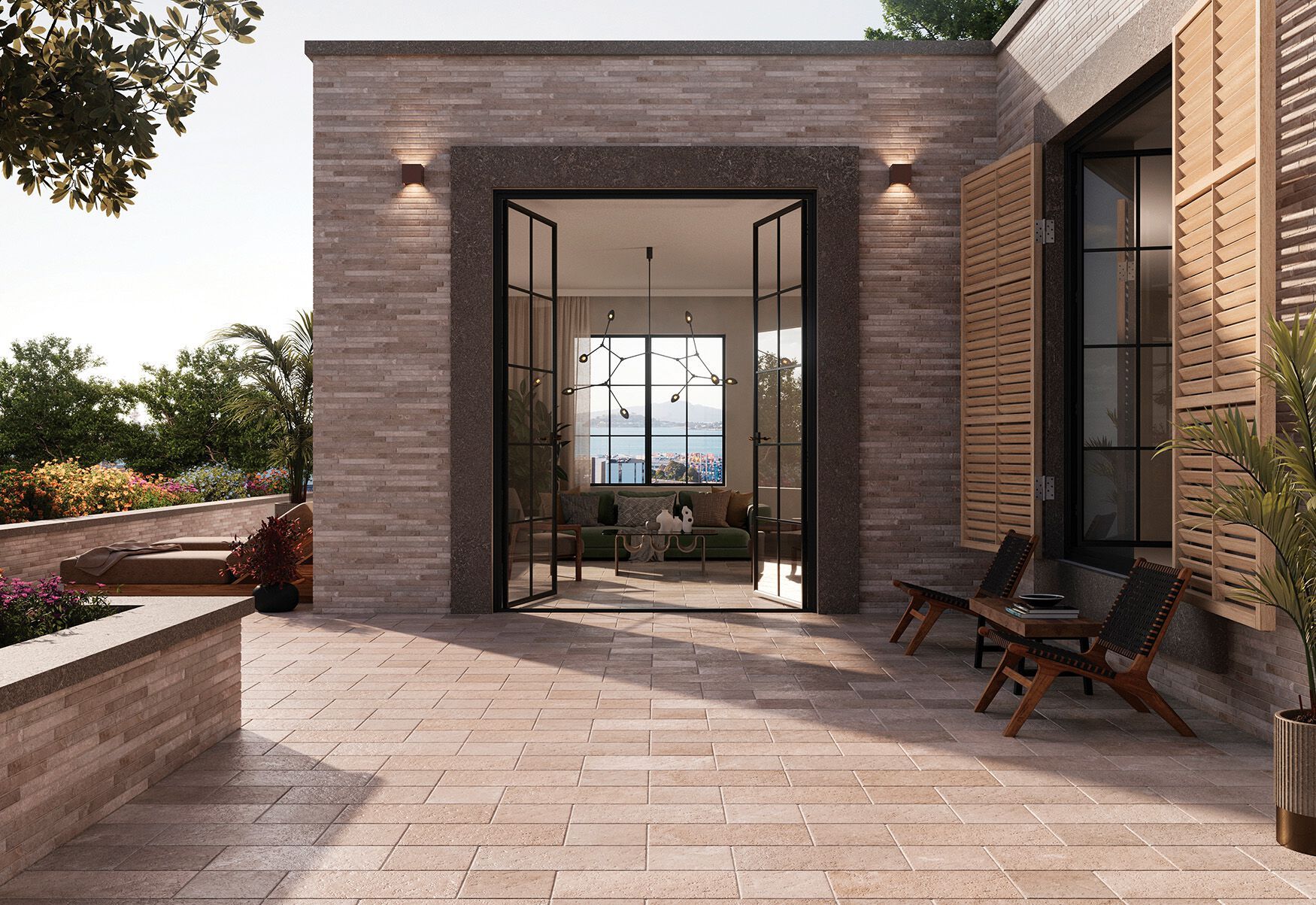 Пол / облицовка керамогранита с эффектом камня KERADOM TRULLI ARCH-00087163 - Вид №3