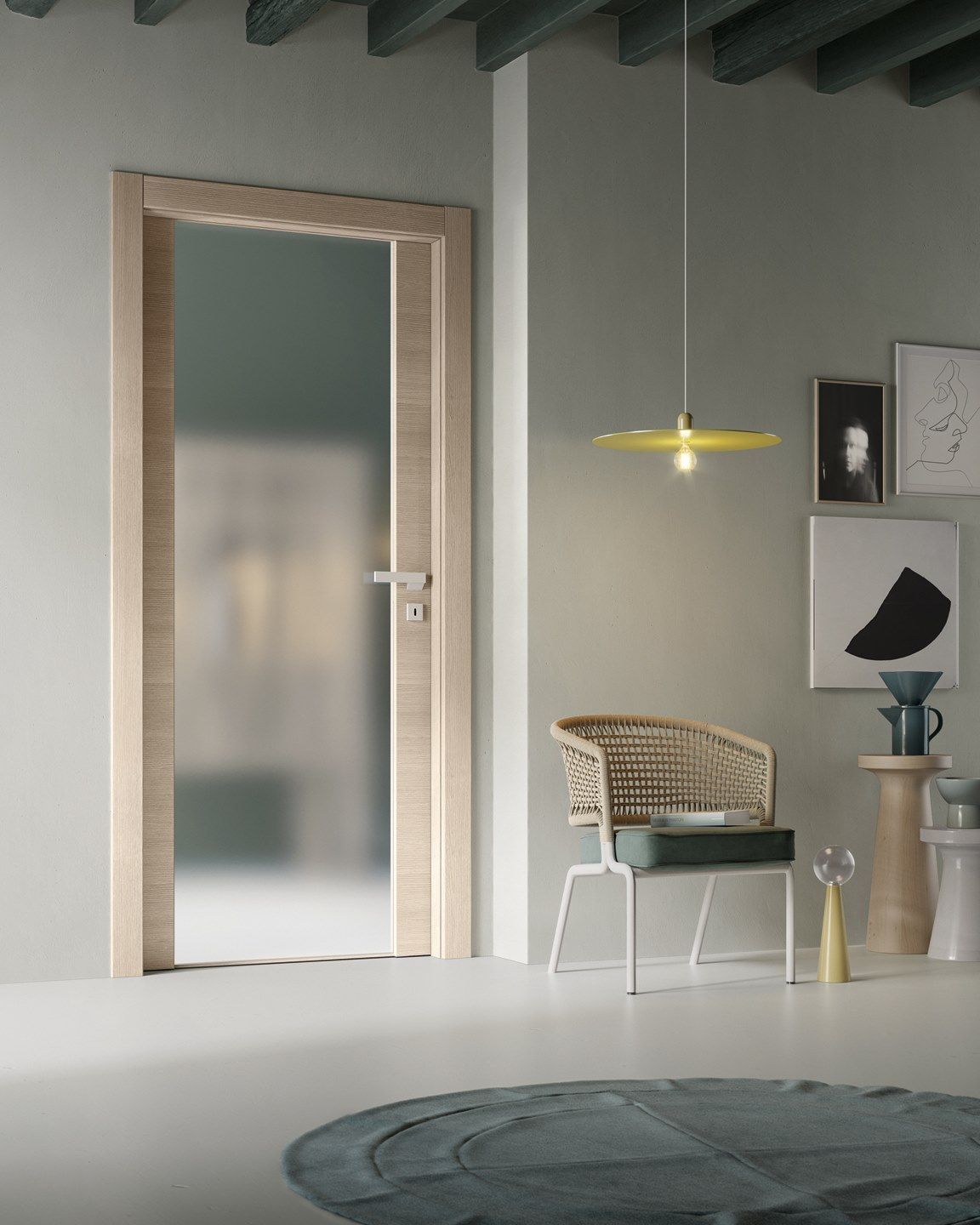 Ламинированная дверь со стеклом GIDEA No-Limits ARCH-00069393 - Вид №4