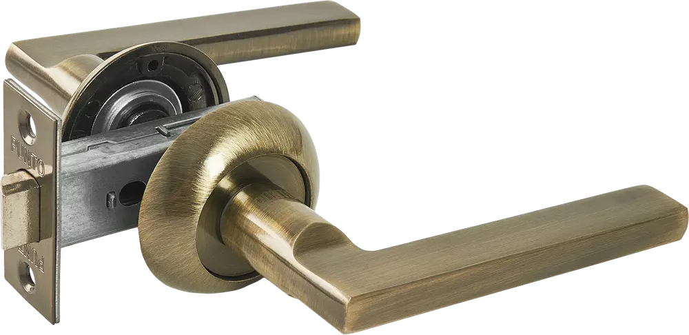 PUNTO Polo - комплект дверных ручек с защелкой в бронзовом исполнении 85202122