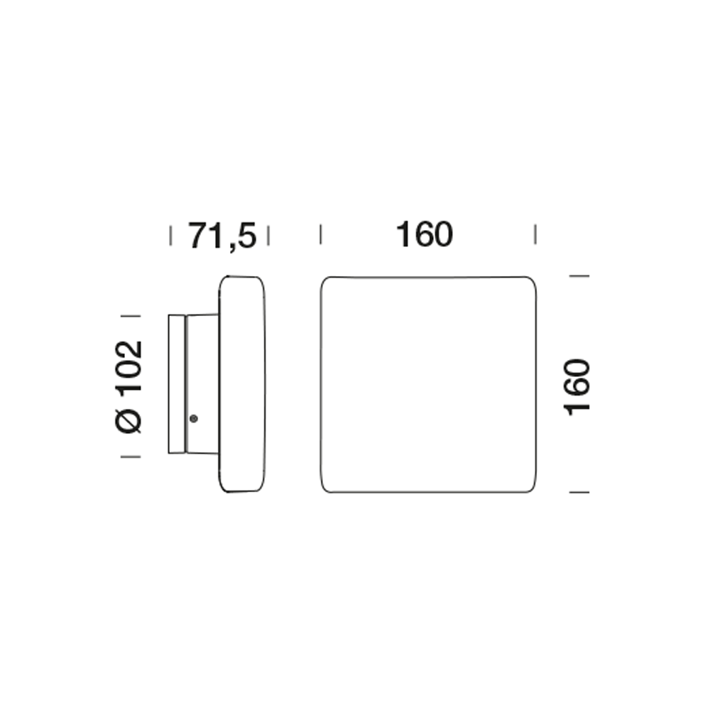 1610167 Подсветка стены Platek BLEND Applique  BLEND applique - 4 LED 4000K 53°  - Вид №6