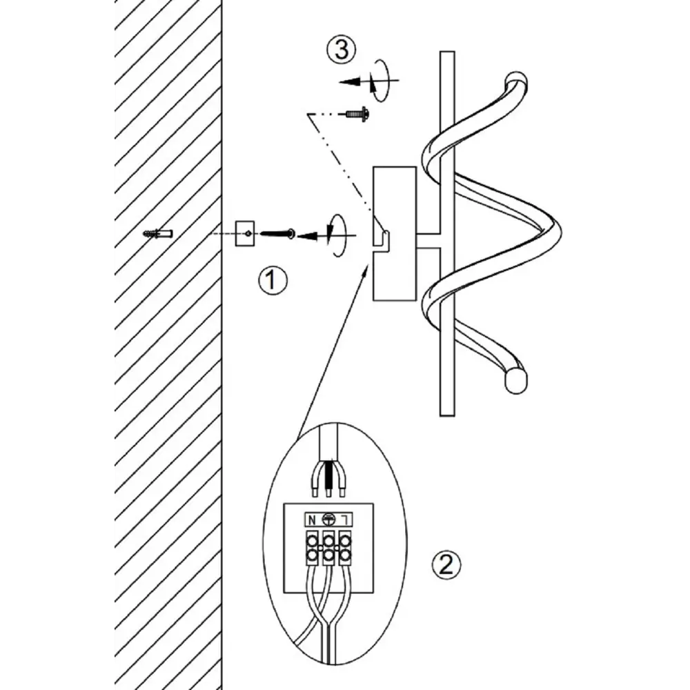 Настенный светильник Freya Nary белый STLM-0922245 88241793  - Вид №9