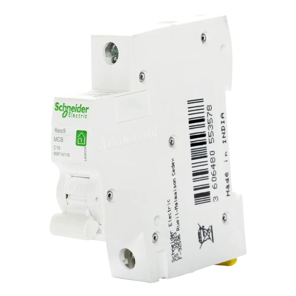 Выключатель автоматический Schneider Electric Resi9 1 полюс 16 A 16584303 STLM-2139212 