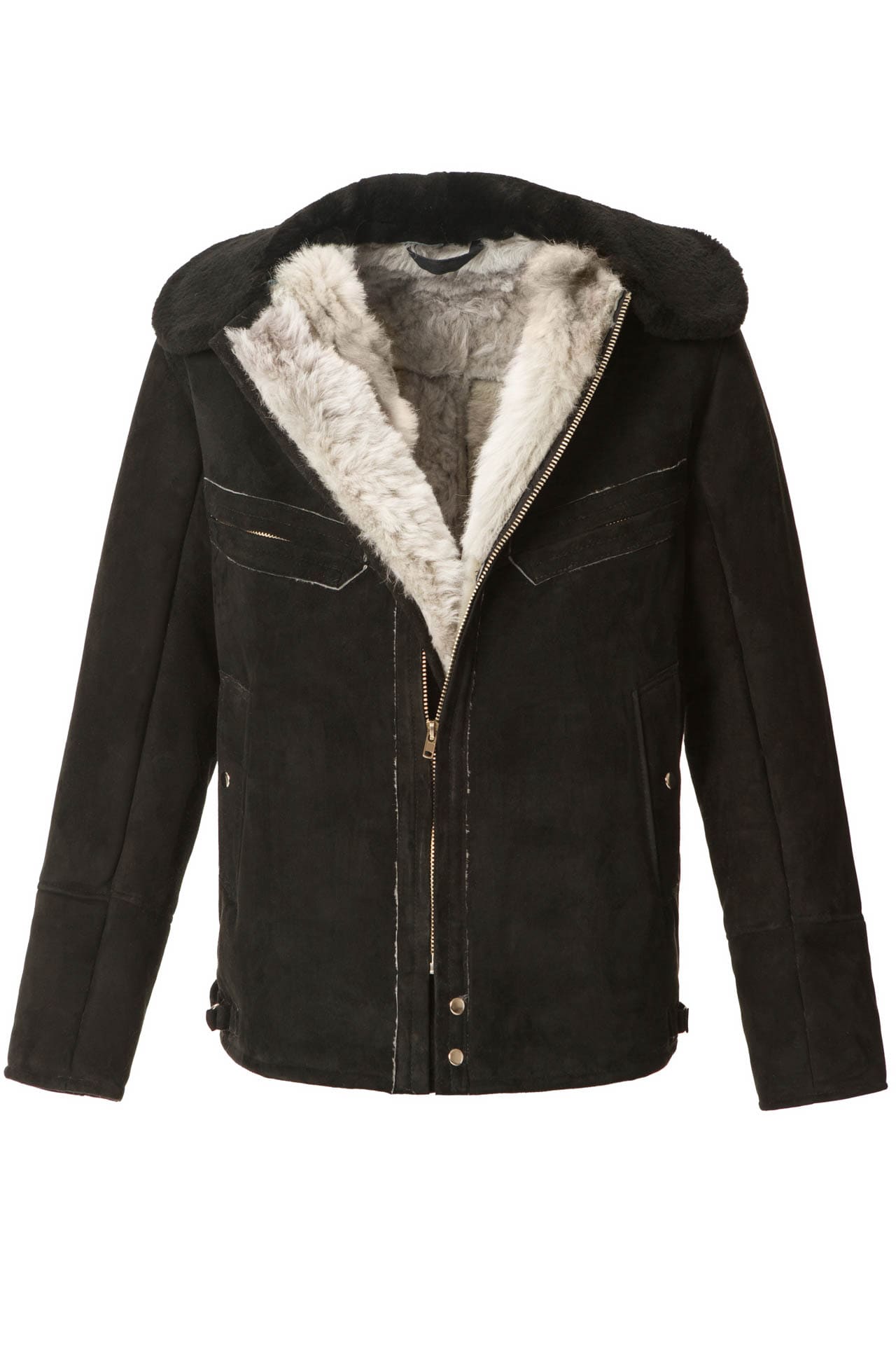 5029152 Куртка нагольная "Пилот" черная  Зимняя спецодежда  размер 62/188  - Вид №2