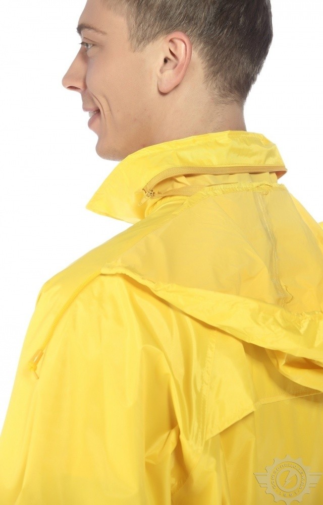 5041812 Плащ Альбатрос влагозащитный ЛАЙТ М желтый  Непромокаемая спецодежда  размер XXXXL  - Вид №9
