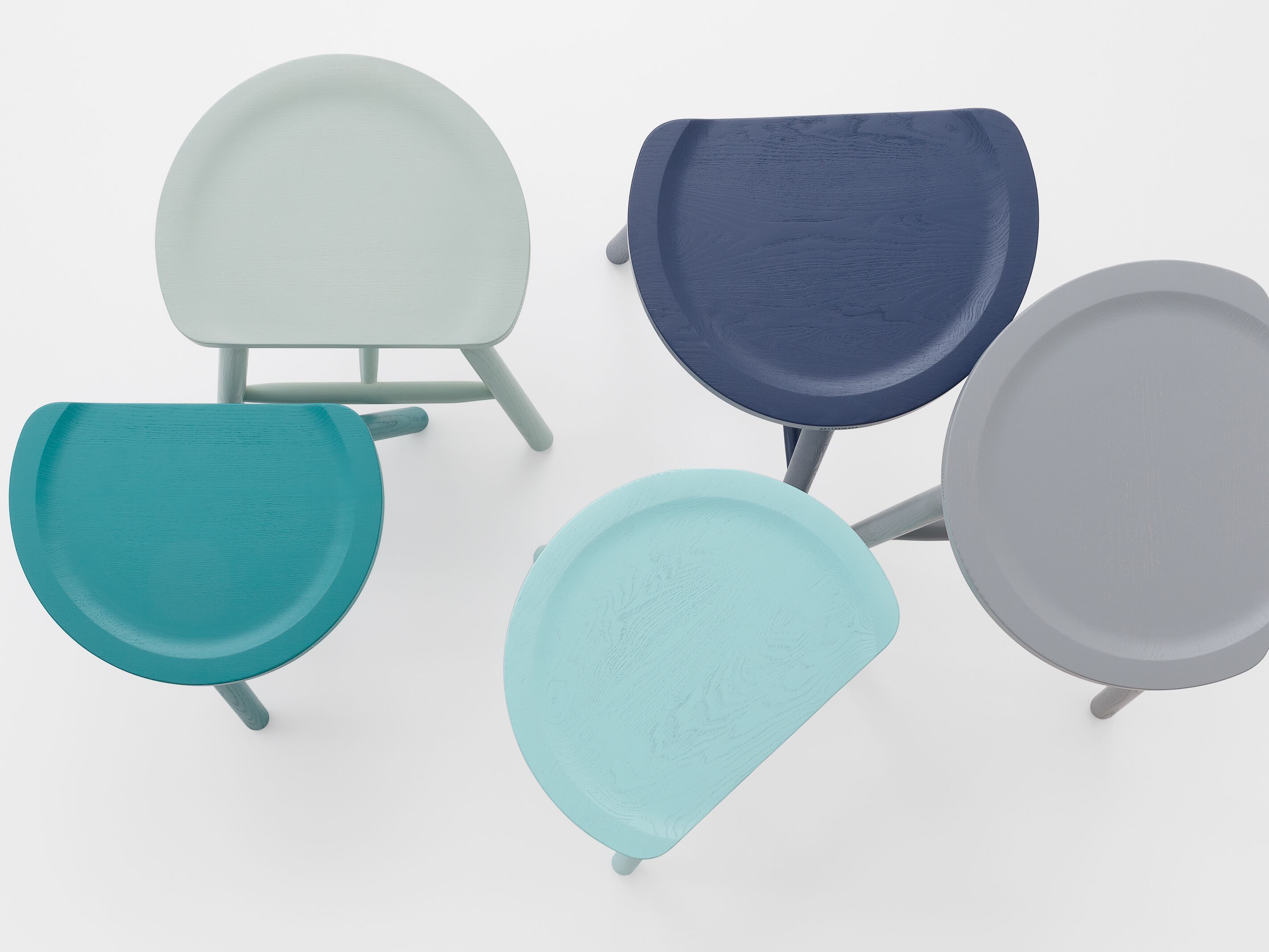 Высокий стул из ясеня Billiani Puccio ARCH-00132713 - Вид №3