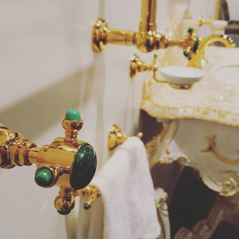 2147 ** 09 Одинарный кран с подключением для стиральной машины 3/4 ” Nicolazzi Series Le Pietre  - Вид №6