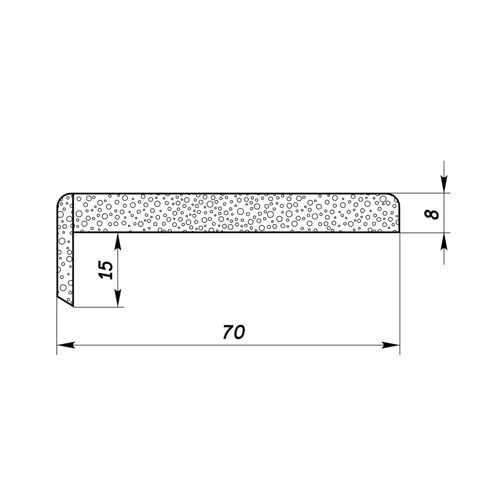 Дверная коробка Паудер телескопическая 2150x70x8 мм Hardflex цвет белый KREAFORTA STLM-2115708 - Вид №2