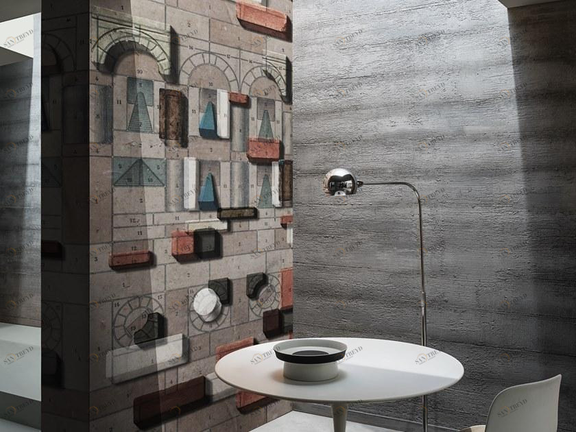 Wall&decò Пейзаж обои Contemporary wallpaper 2019 sun-id-1347632