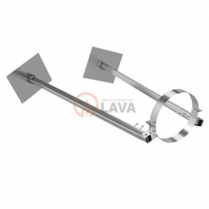 Кронштейн на крышу LAVA 200, телескоп 80-150, нерж. 439 (2,0)