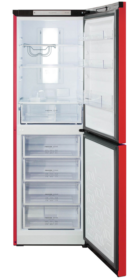 9185844 Холодильник с морозильником   Бирюса H940NF красный STDN-0118377 - Вид №1