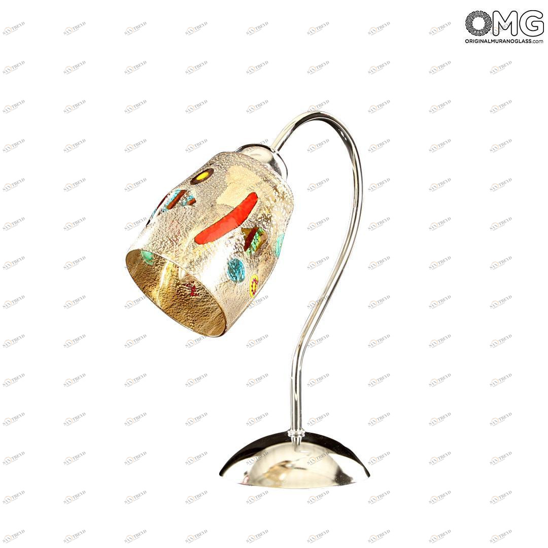 1767 ORIGINALMURANOGLASS Настольная лампа Italy iTaly - муранское стекло OMG 27 см 