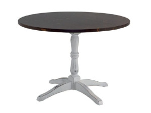 Круглый стол из шпона с основанием для спиц