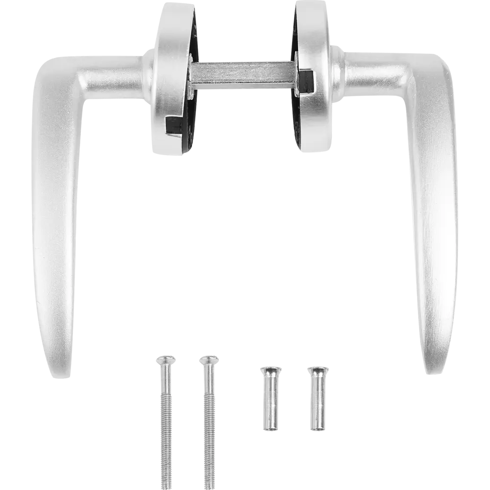 EDSON Дверная ручка на розетке E 015-S с анодированным покрытием 18743611 STLM-0012367 - Вид №1