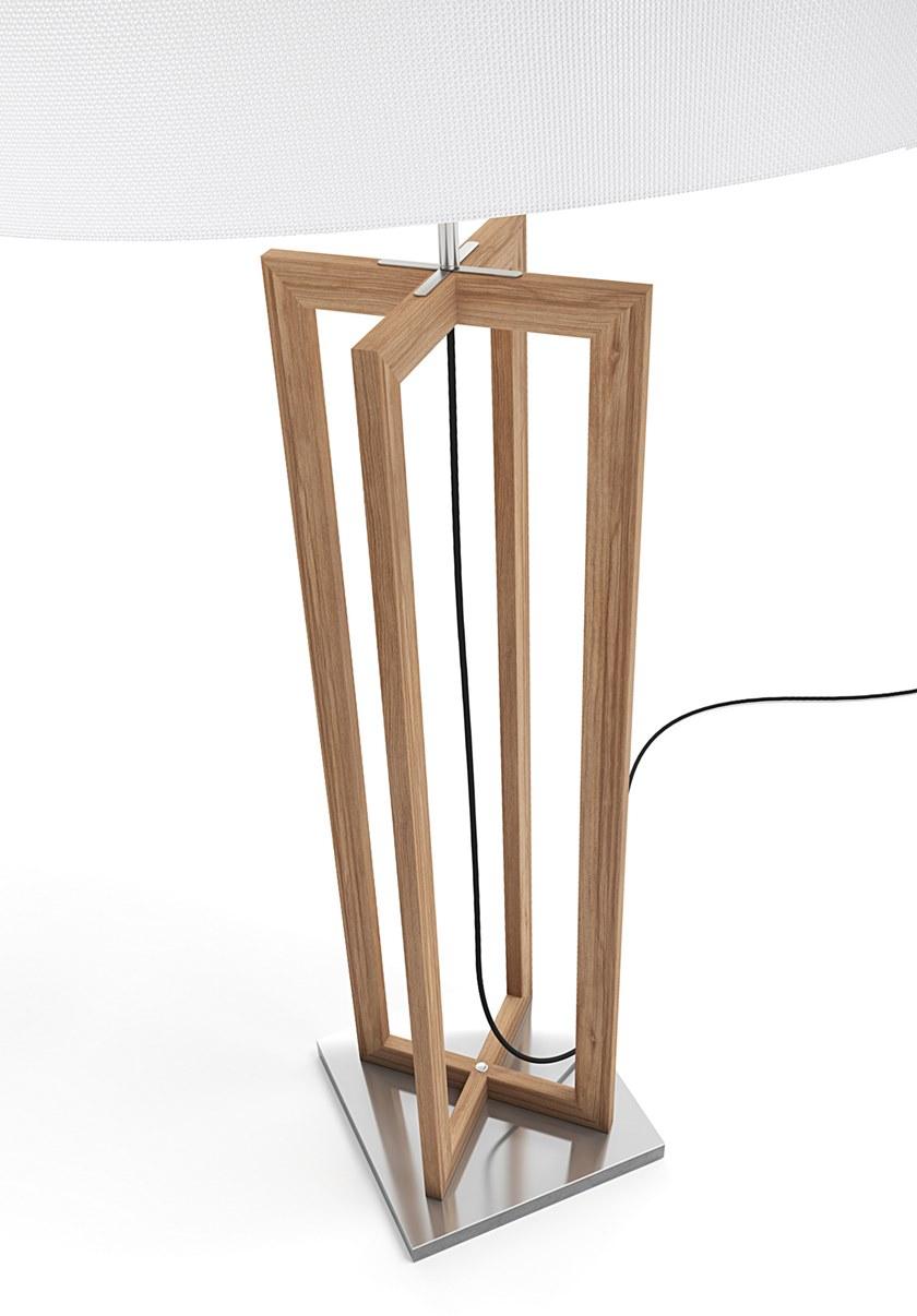 Atmosphera Торшер для наружного освещения из тика и абажура из текстиля Vertigo Vg.fl - Вид №1