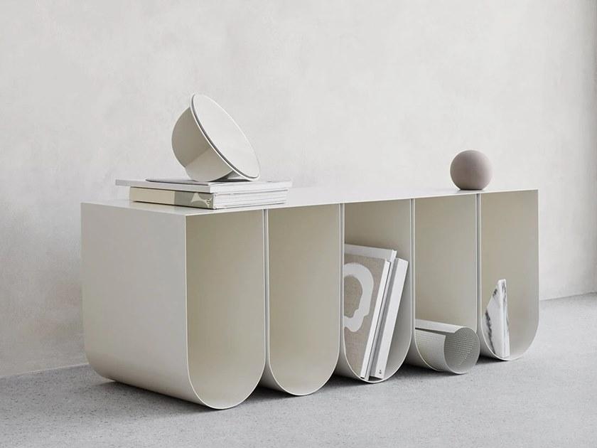 Kristina Dam Studio Скамья из стали с порошковым покрытием Curved sun-id-1455069 - Вид №3