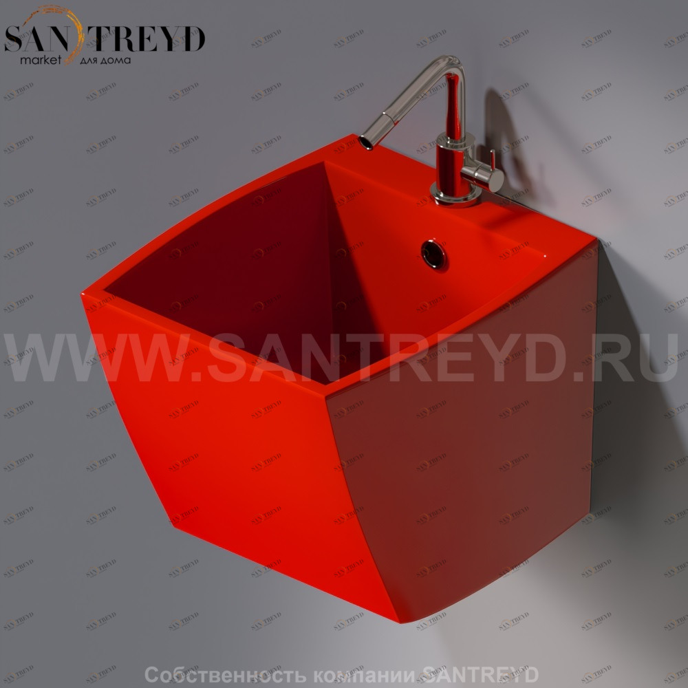 L253.125 Подвесная раковина настенная овальная A. e T. Italia SQUARE AeT ITALIA