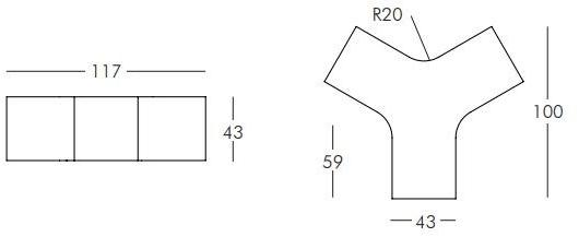 SLIDE Модульная светлая скамейка из полиэтилена sun-id-1405316 - Вид №3
