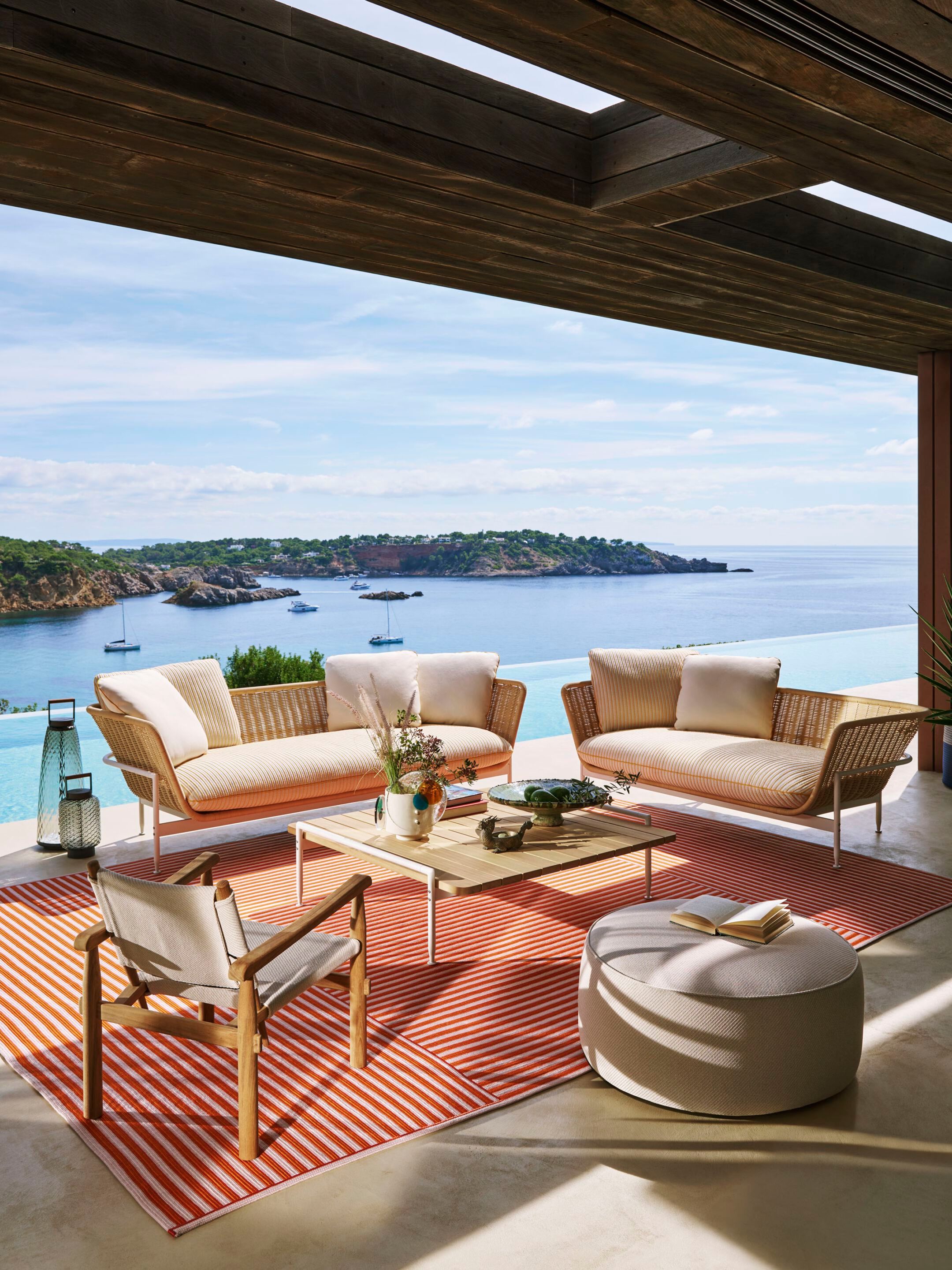 Ткань съемный садовый диван CASSINA Esosoft Outdoor ARCH-00061260 - Вид №3