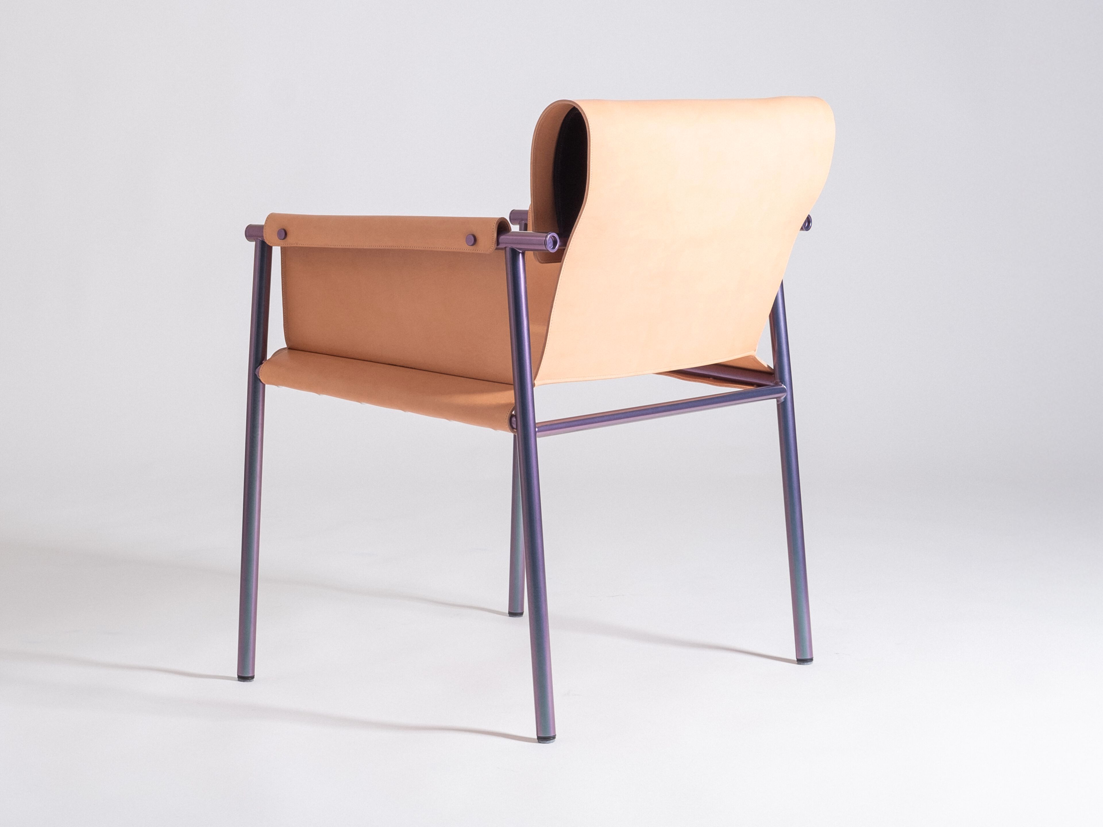 Кожаный стул с подлокотниками Patrick Jouin Edition OLO ARCH-00101695 - Вид №3