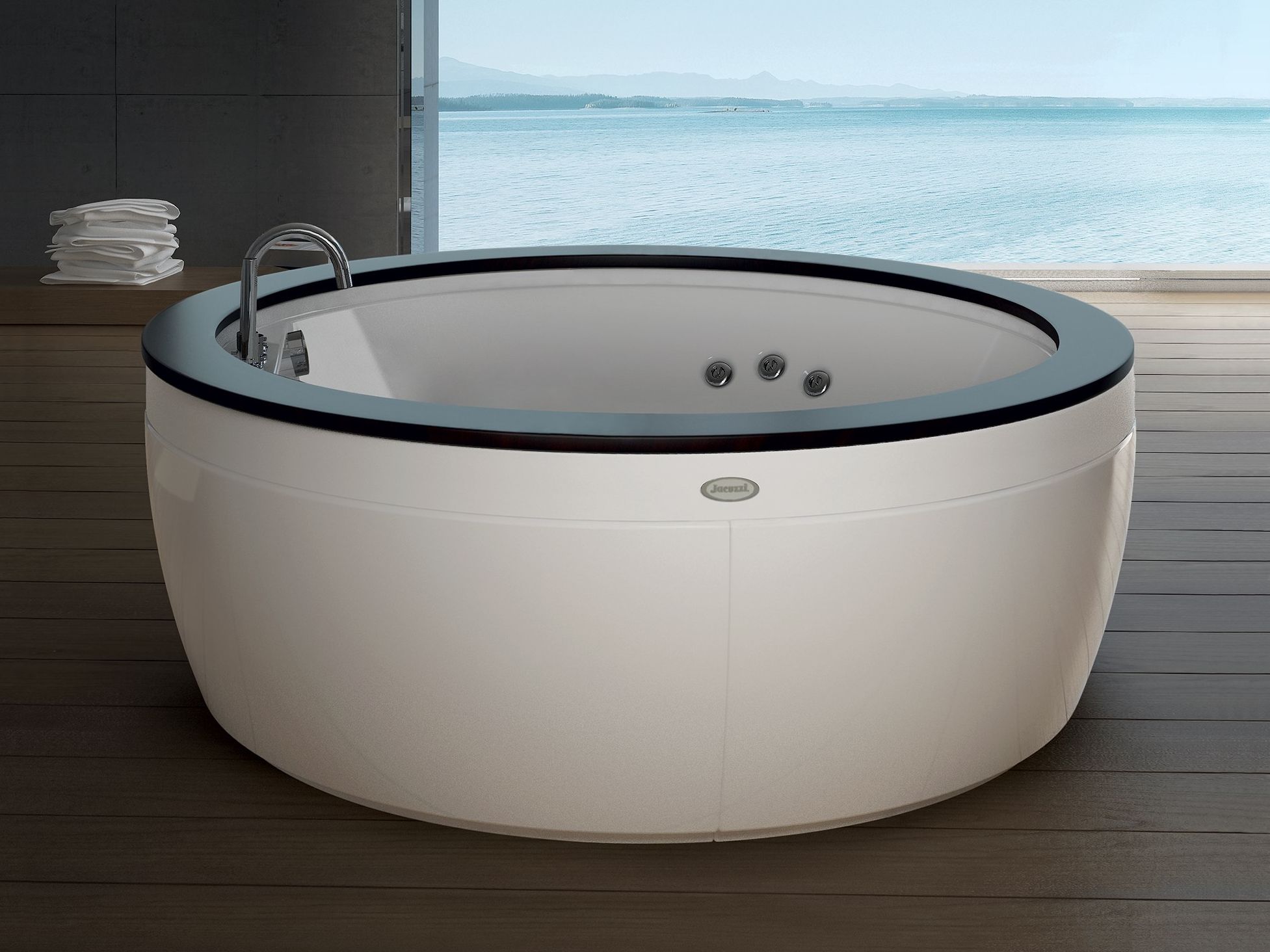 Круглая ванна в центре комнаты с джакузи Jacuzzi® ARCH-00033915 - Вид №2