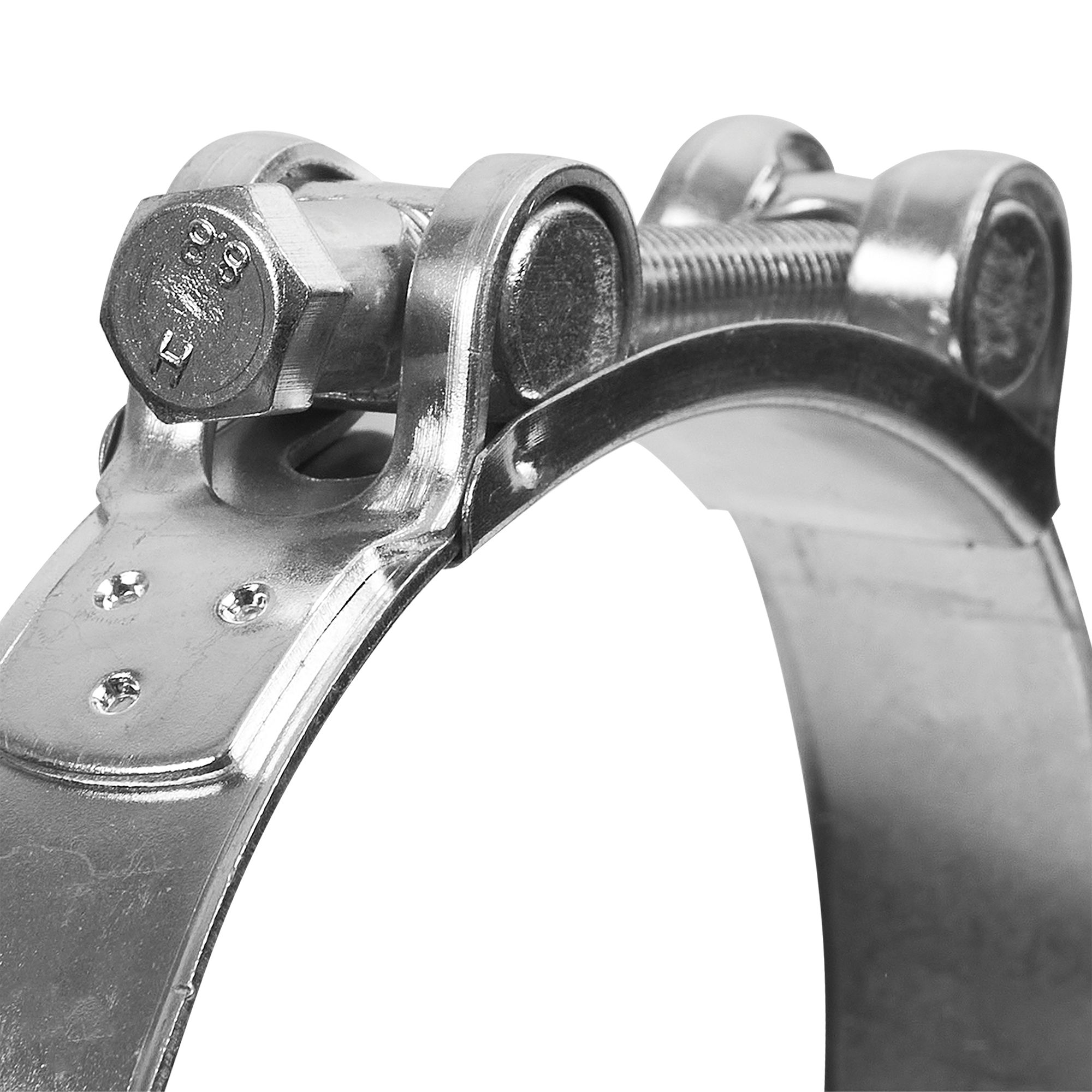 Силовой хомут СТРОЙБАТ для труб 80-85 мм с винтовой фиксацией 85883049 STLM-0066006 - Вид №2