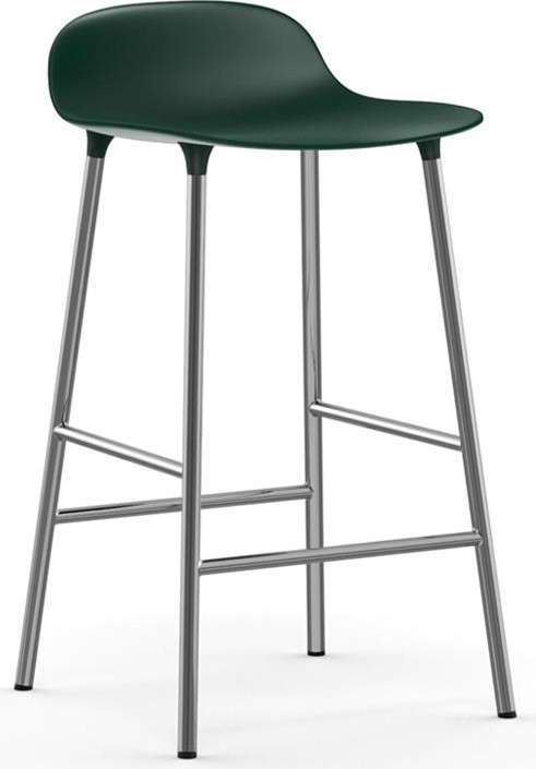 603160 Барный стул 65 см Chrome Green Normann Copenhagen Form