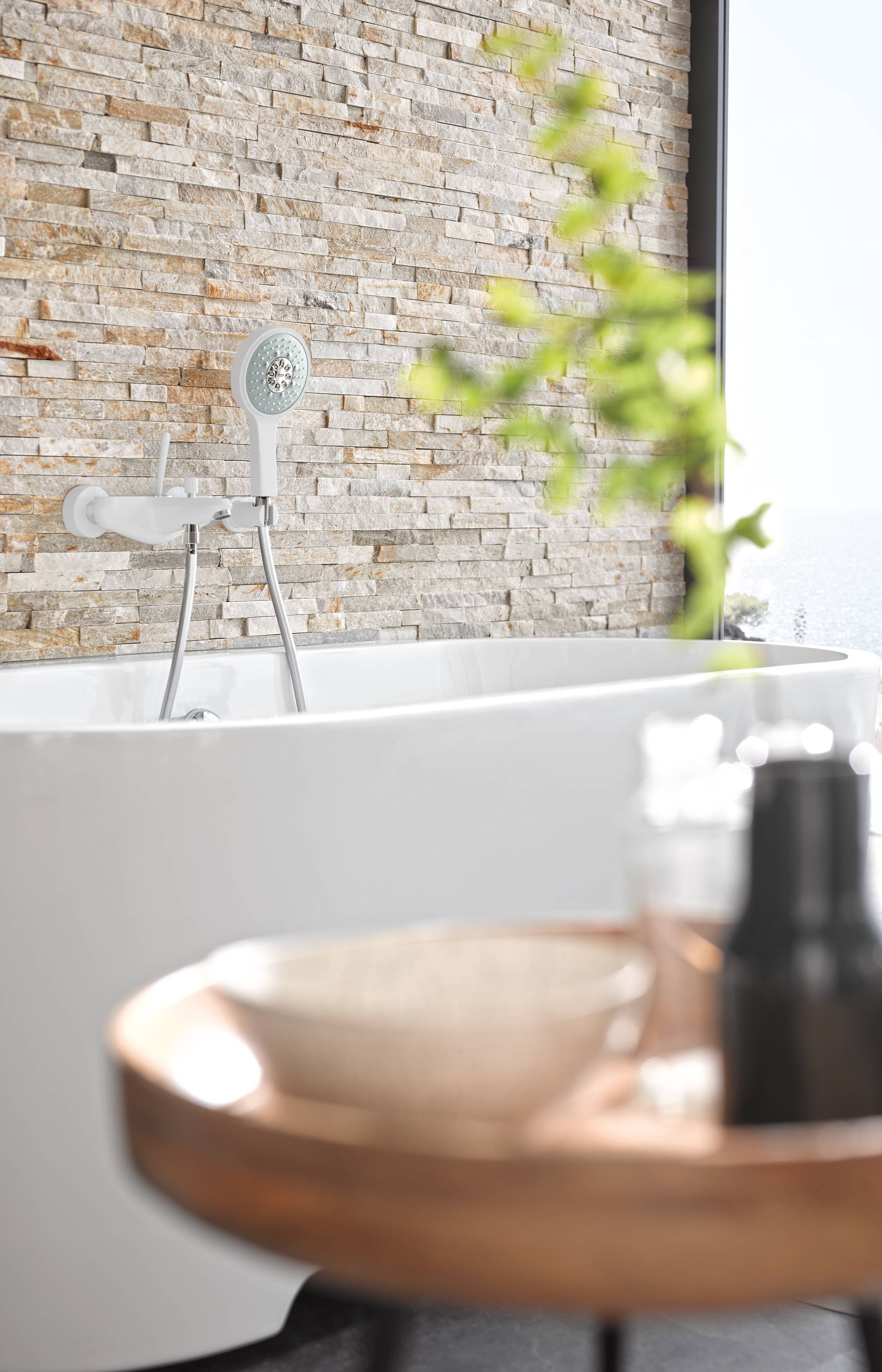 Смеситель для ванны GROHE Eurodisc Joy, белая луна (23431LS0) - Вид №2