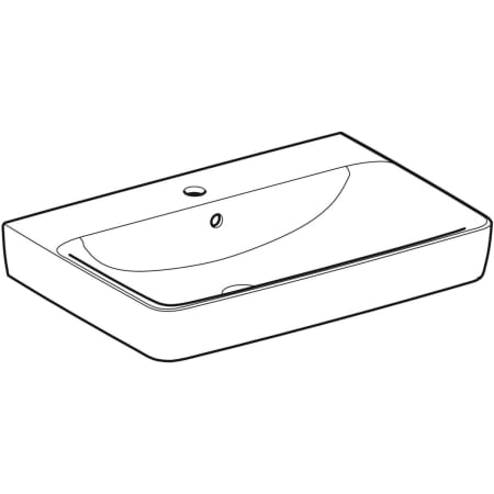 501.725.00.1 Накладная раковина Geberit Renova Plan Geberit  - Вид №1