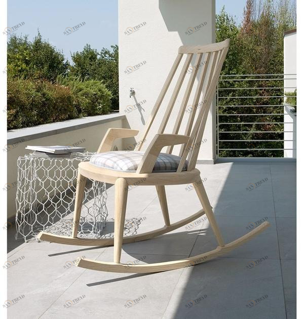 VOLPI Кресло-качалка из дерева Contemporary living 2sap-001-0ds