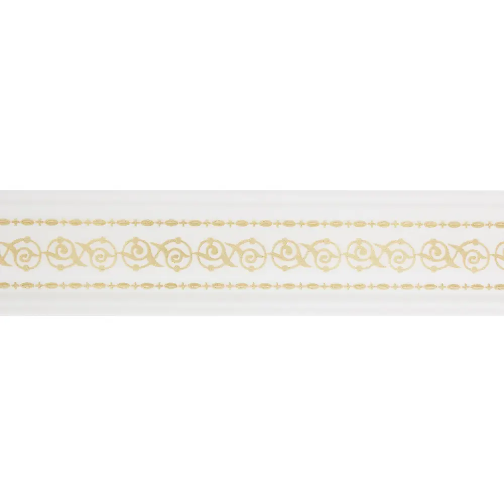 Плинтус потолочный полистирол Z 4501 золотой 12x40x2000 мм 16974328 STLM-2070325 Santreyd 