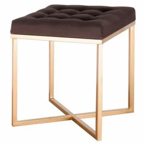 Пуф коричневый на золотом основании FOR MISS ДИЗАЙНЕРСКИЕ 263998 Золото;коричневый