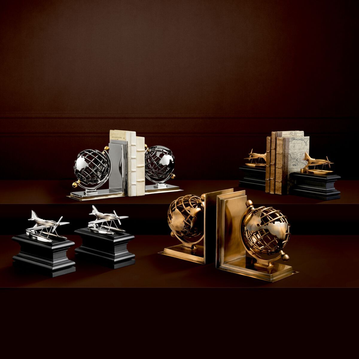 Латунные форзацы Eichholtz Globe ARCH-00048956 - Вид №1