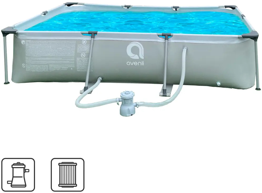 Каркасный бассейн Avenli для дачи и сада 325×122 см 89335193