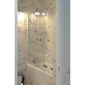 Шторка на ванну 200x160 GV-864TWO прозрачное стекло 6 мм GUTEWETTER TREND PART