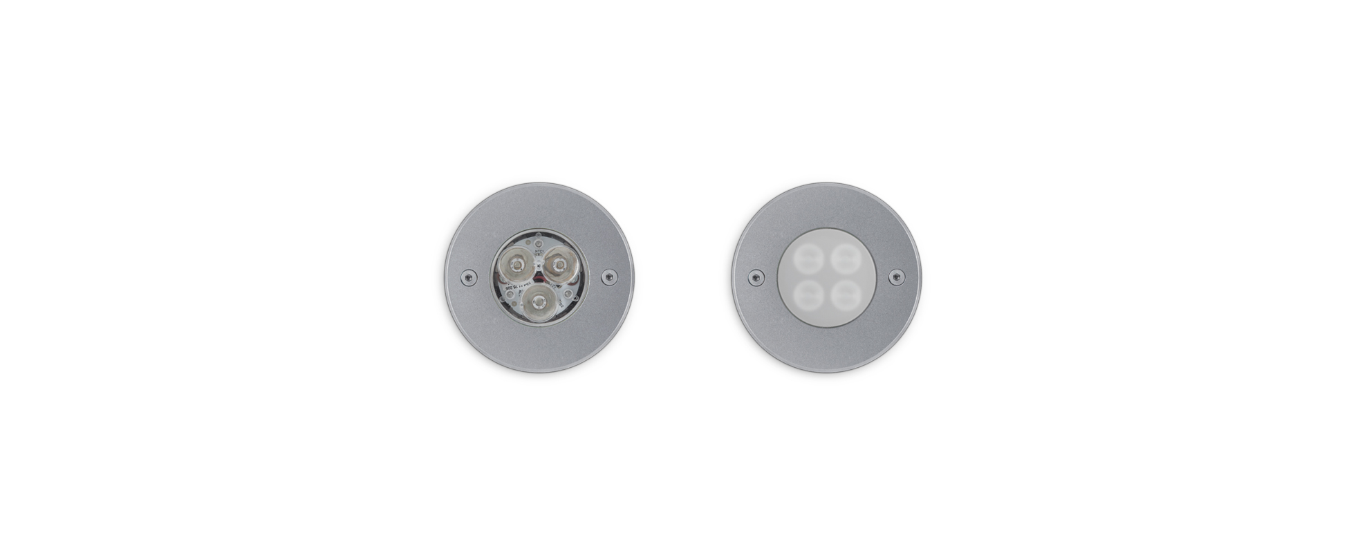 8376101 Встроенный светильник Platek MICRO STEEL Incasso  MICRO STEEL Recessed - 4 LED RGBW 12°  - Вид №1