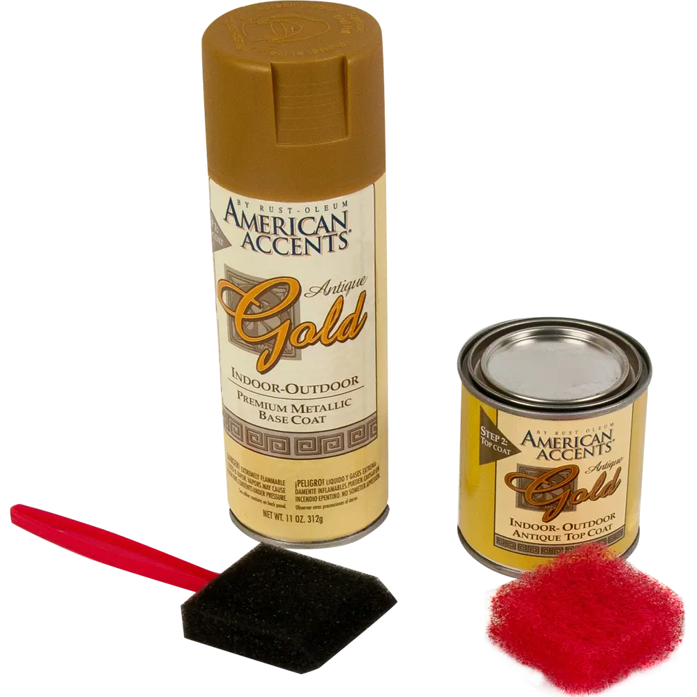 Краска аэрозольная в наборе Rustoleum цвет античное золото 12909916 STLM-2161115 RUST-OLEUM  - Вид №6