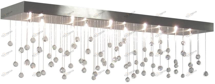 ILFARI Потолочный светильник из металла прямого света с кристаллами Sprankling sun-id-1458025