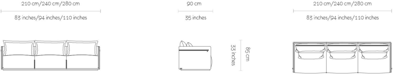 MORADA Бархатный диван Lampo Lampo som - Вид №4