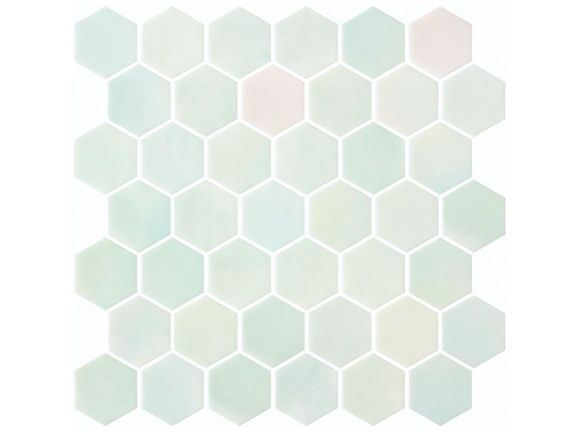 Стеклянная нескользящая мозаика Onix Hex XL Cotto ARCH-00051001