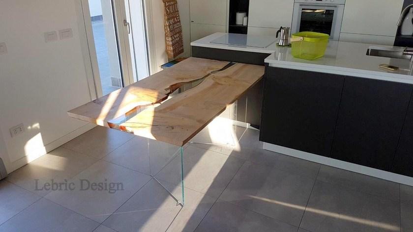 ANTICO TRENTINO Стол из смолы и кедра Lebrìc design - legno e resina sun-id-1371038 - Вид №2