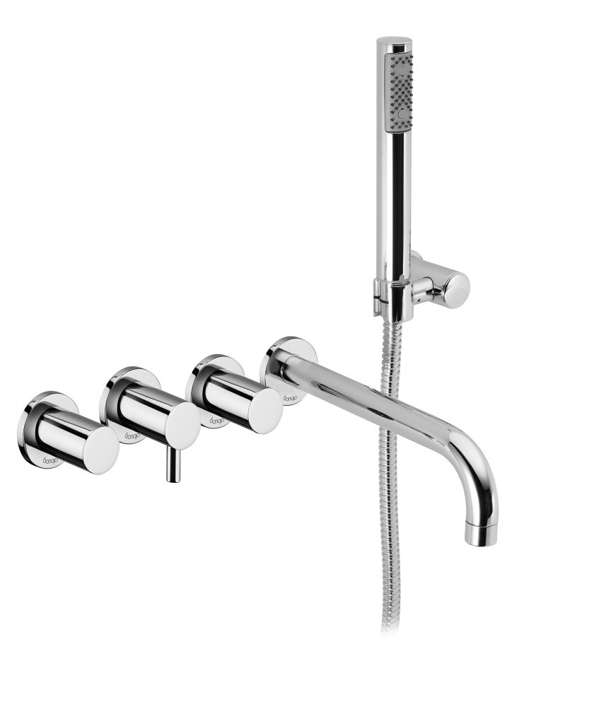 40530/DR Встраиваемый смеситель для ванны и душа с дуплексным душем. Bongio Aqua