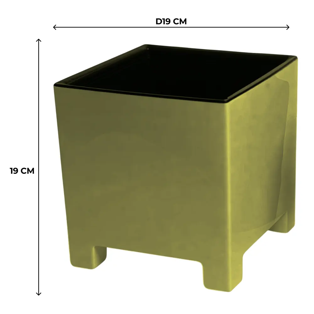 Кашпо Evergreen Design Нард 17x19x1x9 см v5.5 л пластик папоротник 89452975 STLM-2197603 - Вид №3