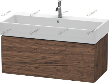LC617802121 L-Cube Тумбочка подвесная Орех темный декор Duravit