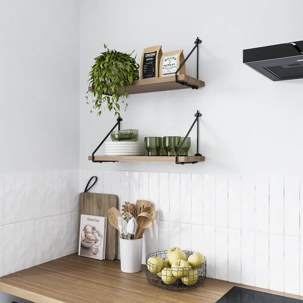 Утилитарный кронштейн Флорида 4x26 см нагрузка до 20 кг цвет черный 89453713 STLM-2129543 Santreyd  - Вид №3