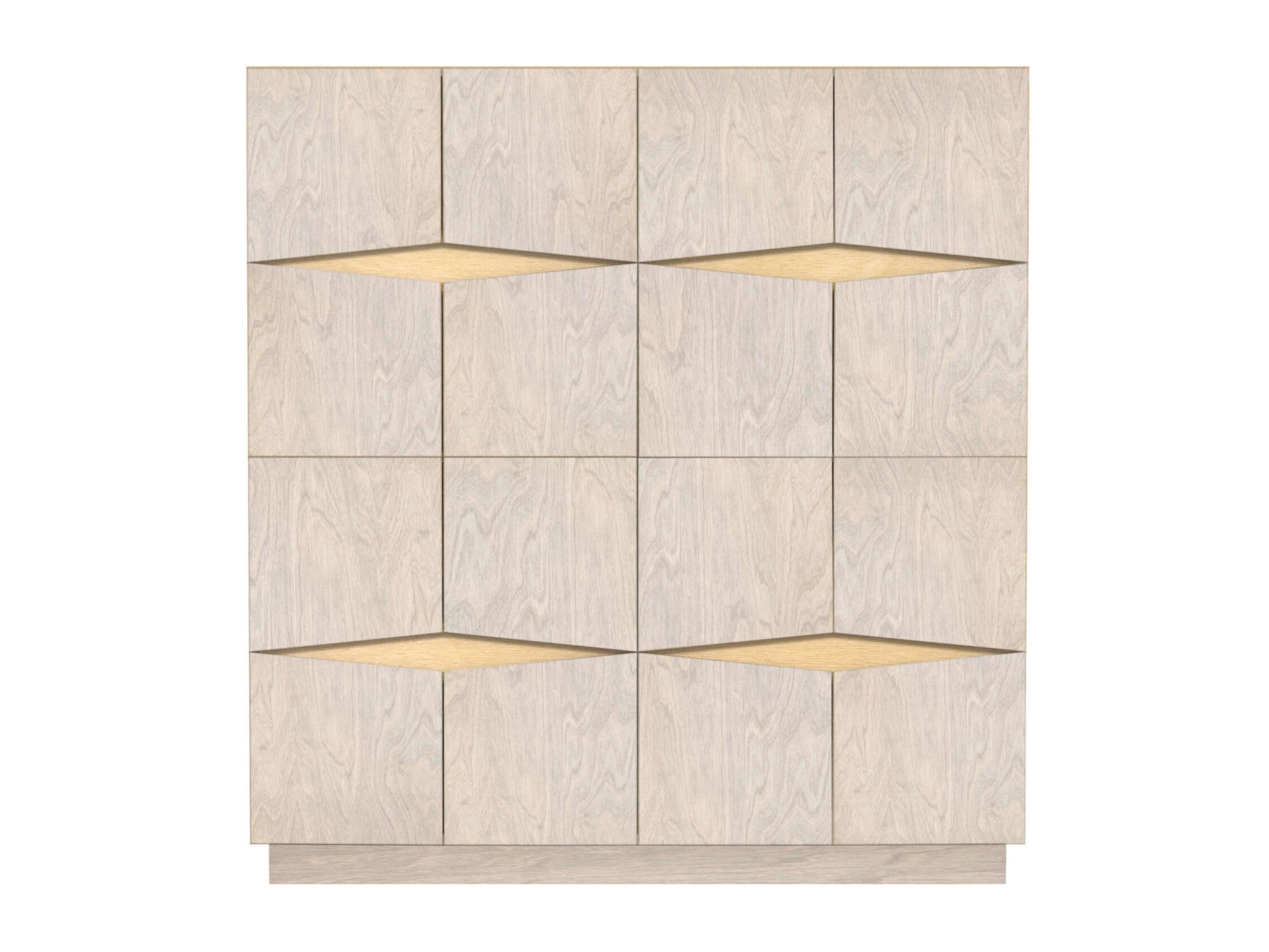 Березовый шкаф с распашными дверцами Radis LOXI ARCH-00112615