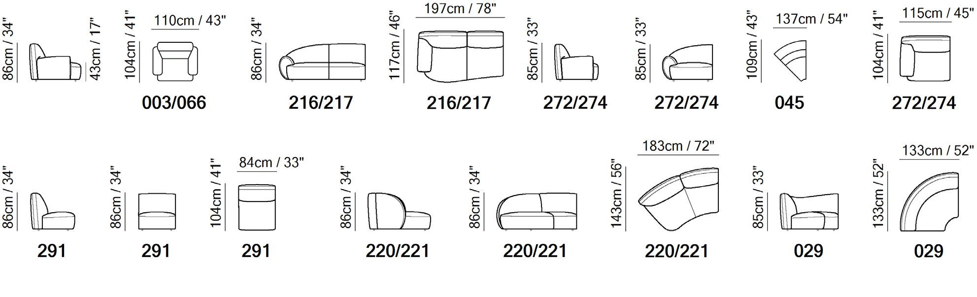 3-местный кожаный диван Natuzzi Italia память ARCH-00059652 - Вид №3