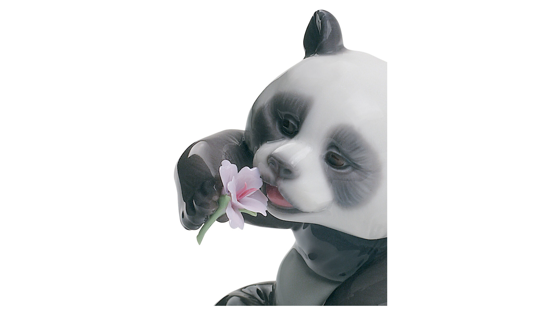 10669039 LLADRO Фигурка Lladro "Счастливая панда" 9x8см Фарфор Lladró  - Вид №1