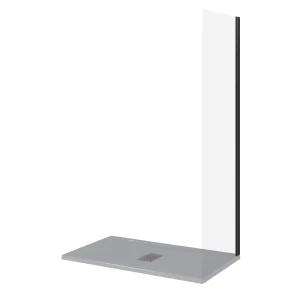 Боковая панель для душа Makiato New 100x190см стекло прозрачное 5мм